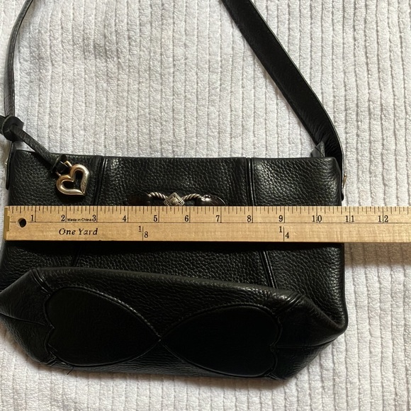 Brighton Black Bag with Red swirl Interior Lining & silver decorative accents - Picture 13 of 16